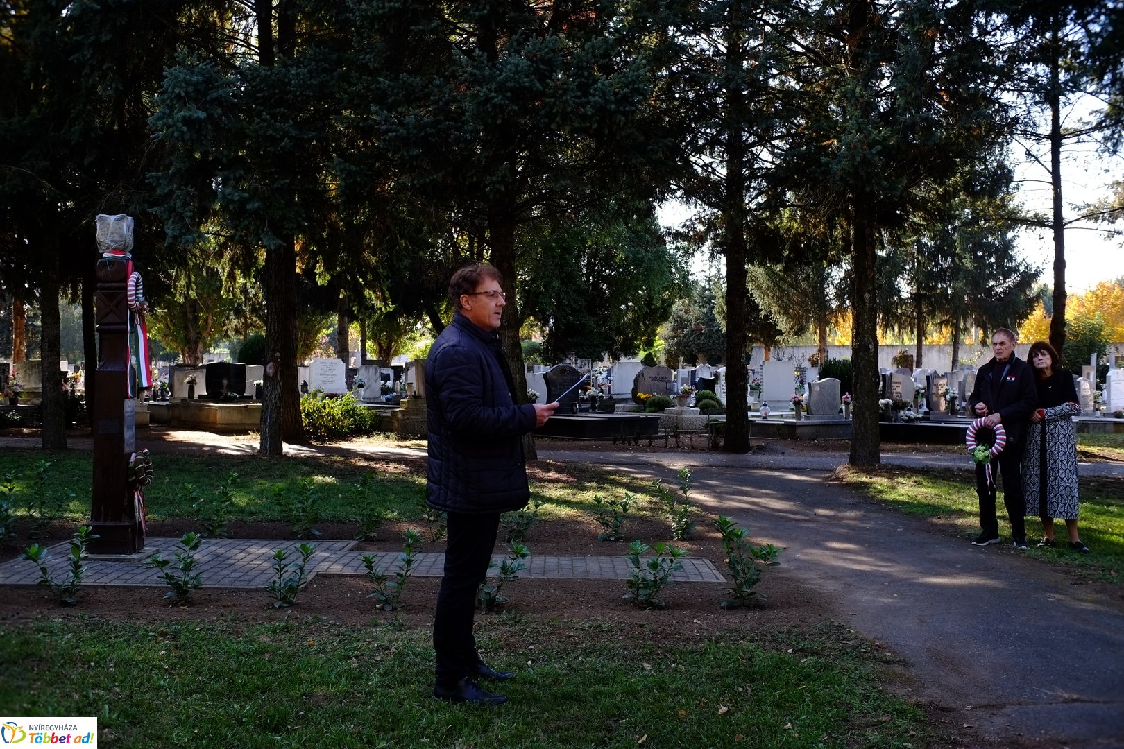 1956-os emlékező koszorúzások az északi temetőben - 2025