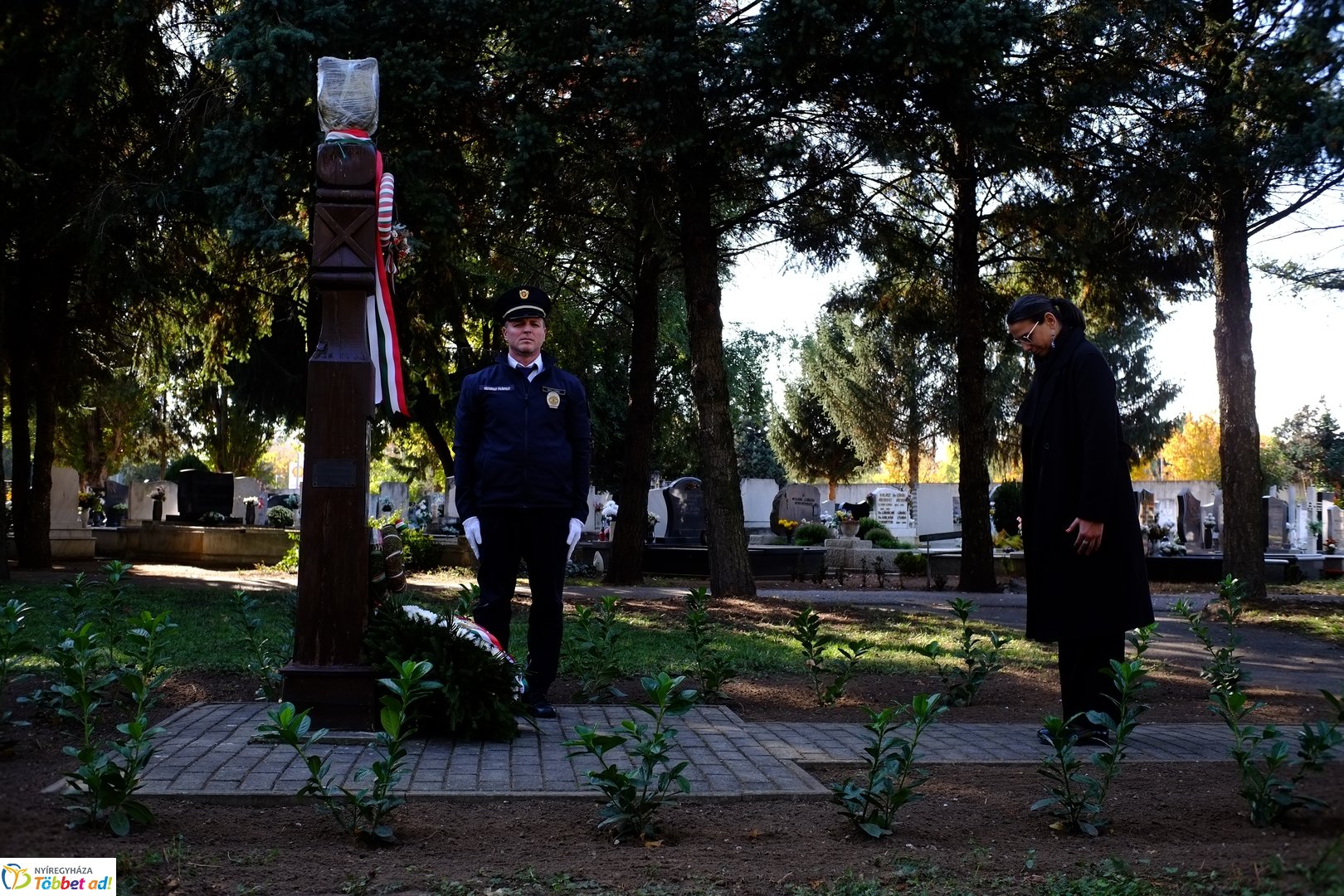 1956-os emlékező koszorúzások az északi temetőben - 2025