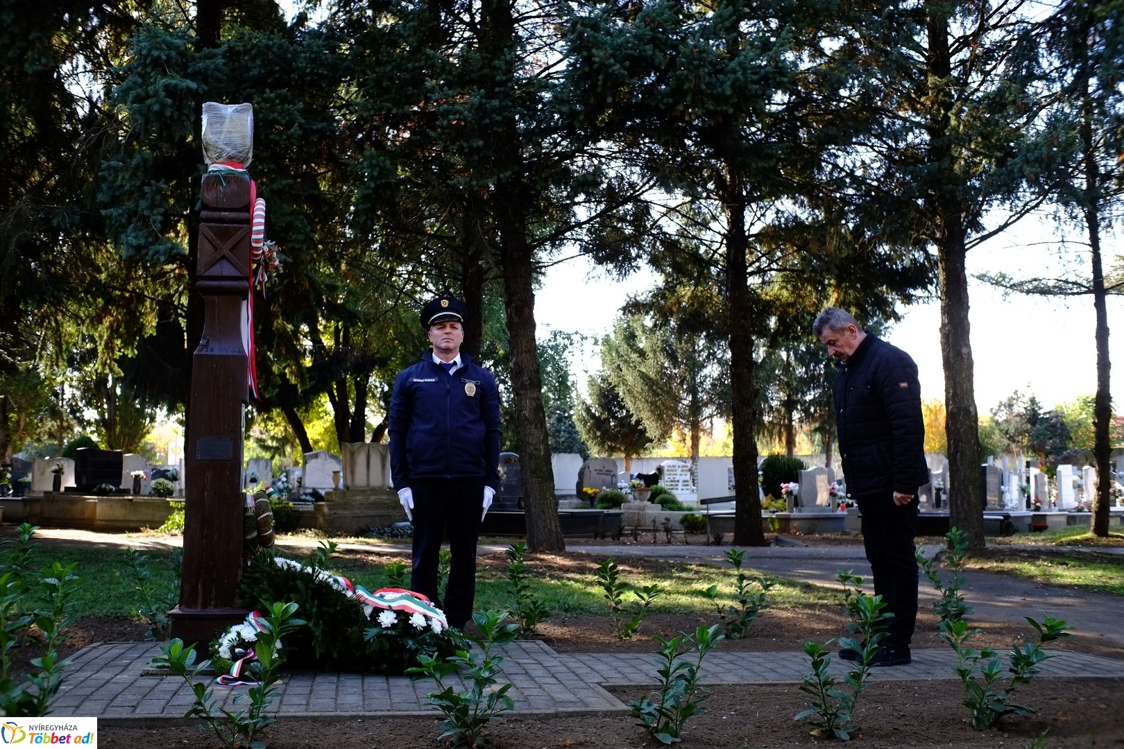 1956-os emlékező koszorúzások az északi temetőben - 2025