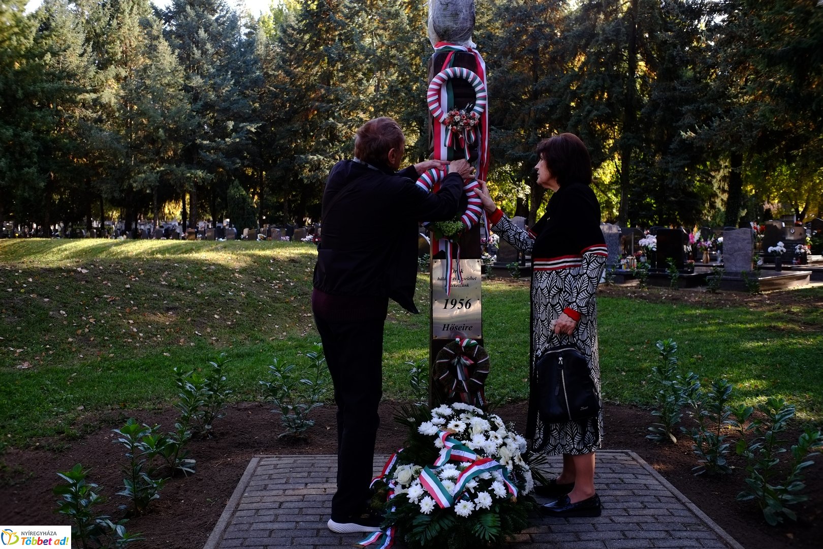 1956-os emlékező koszorúzások az északi temetőben - 2025
