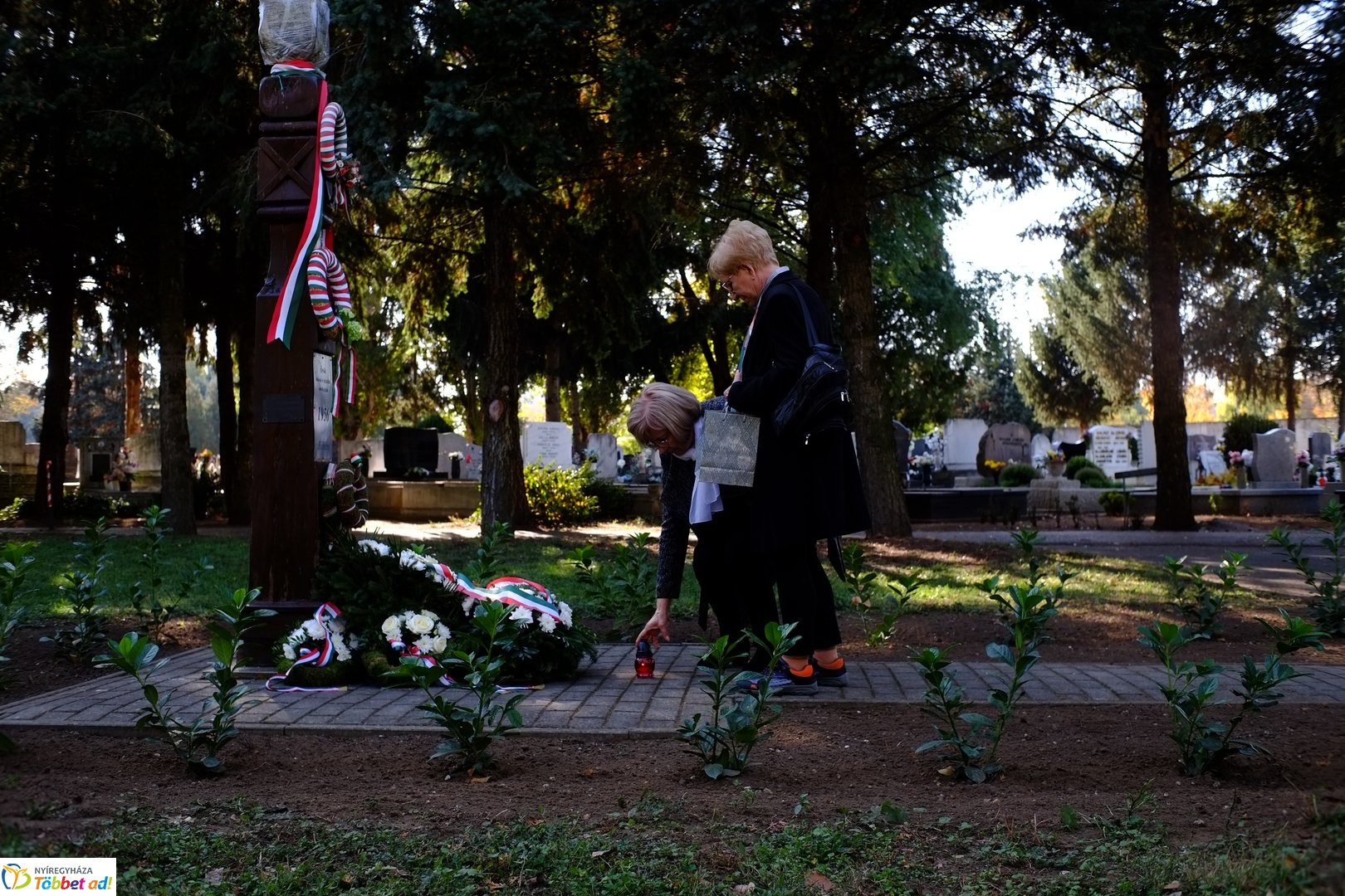 1956-os emlékező koszorúzások az északi temetőben - 2025