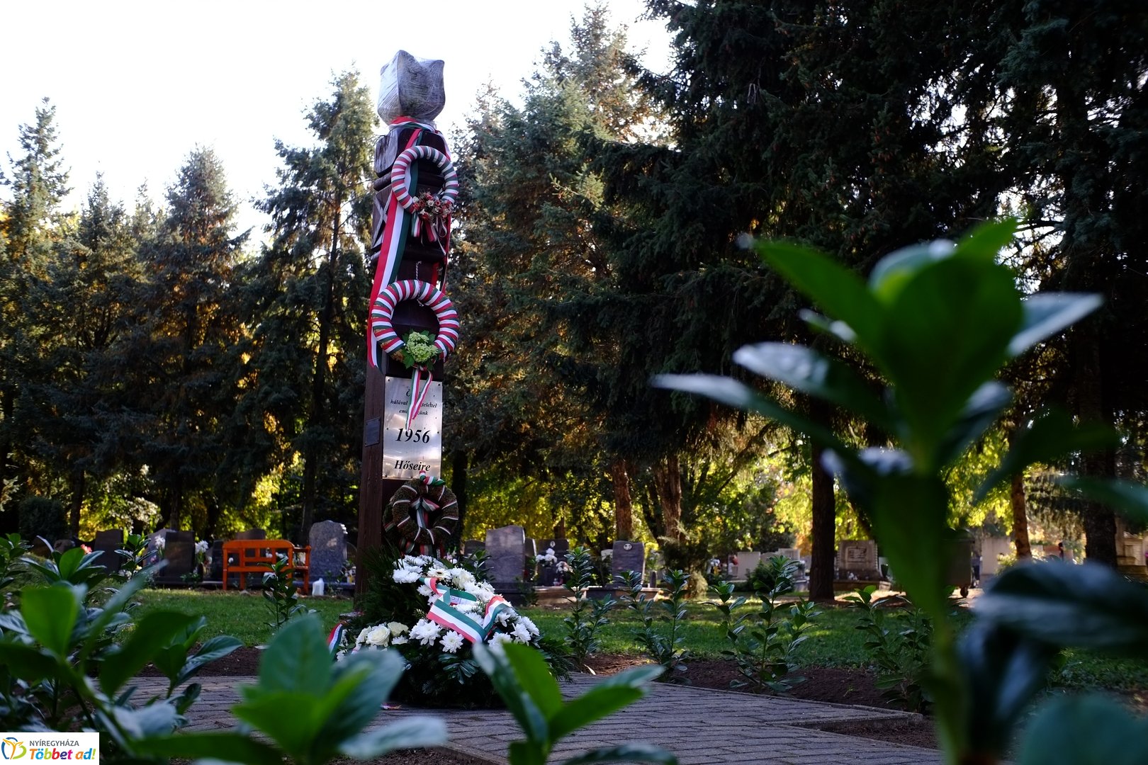 1956-os emlékező koszorúzások az északi temetőben - 2025