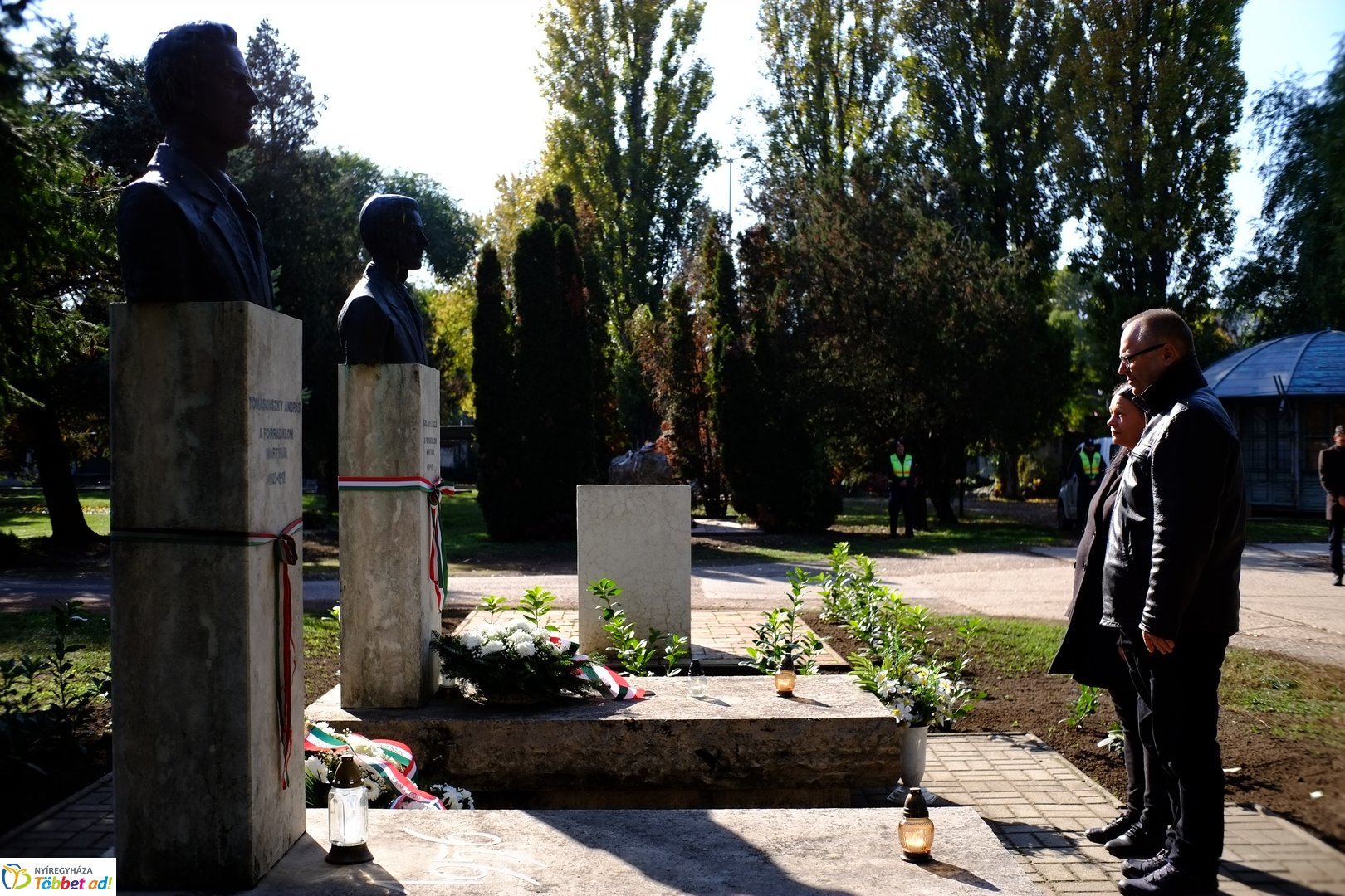 1956-os emlékező koszorúzások az északi temetőben - 2025