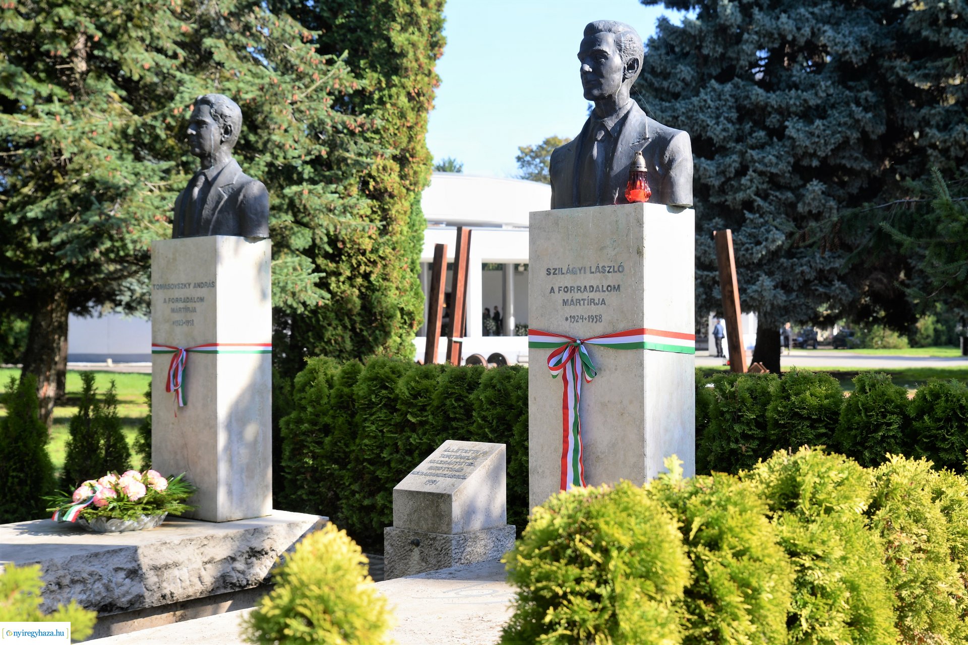 1956-os megemlékezés a temetőben