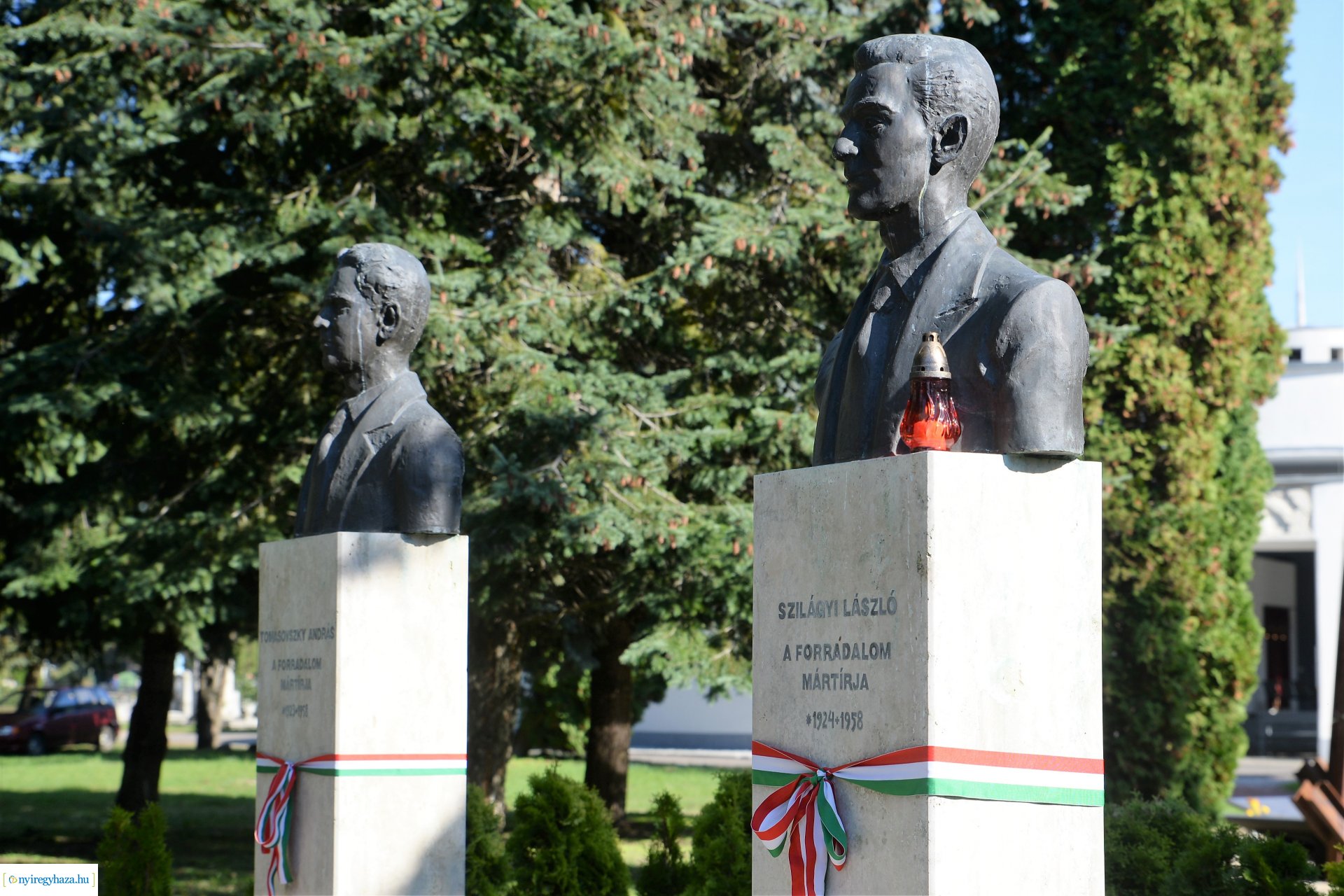 1956-os megemlékezés a temetőben