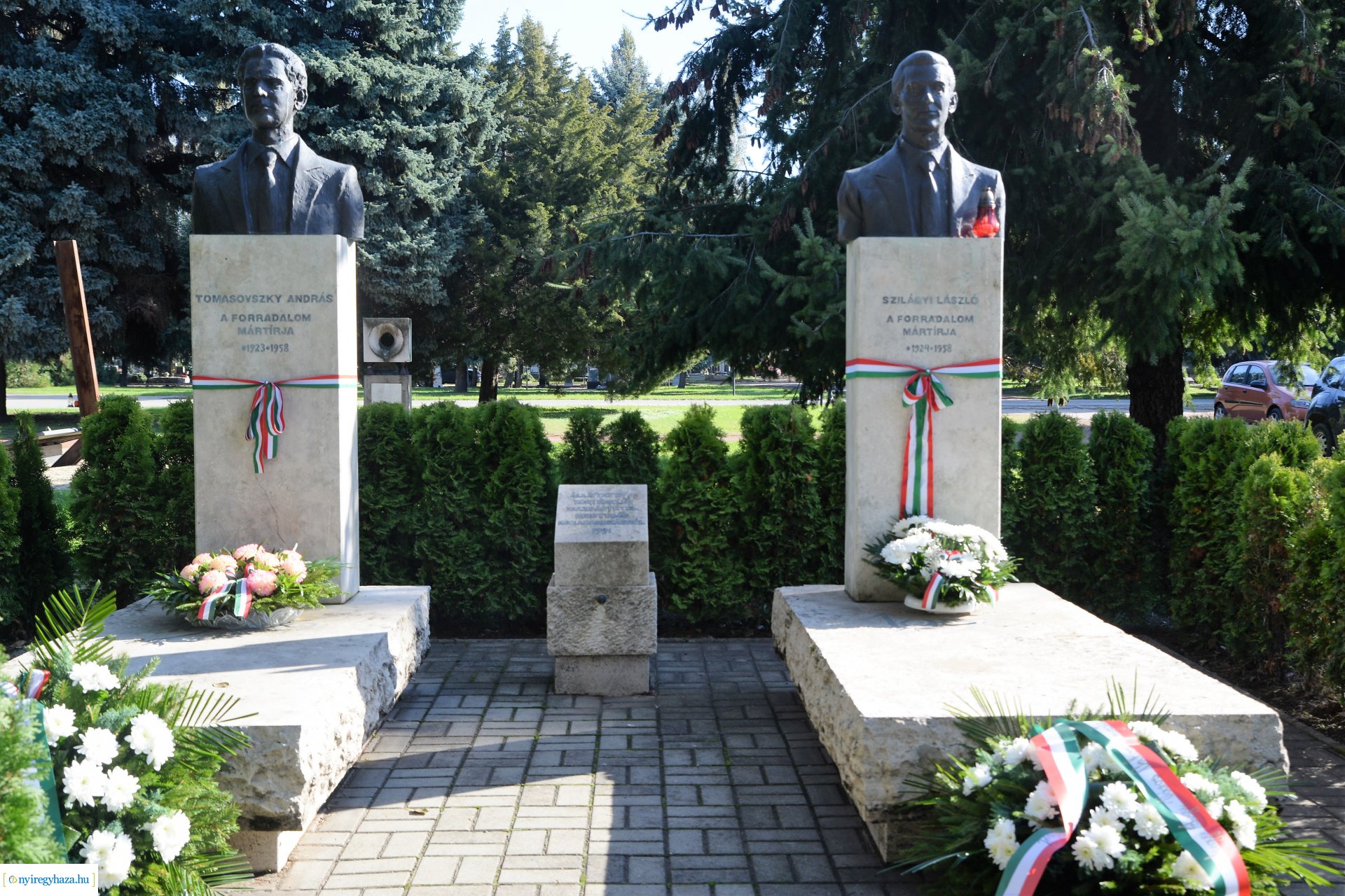 1956-os megemlékezés a temetőben