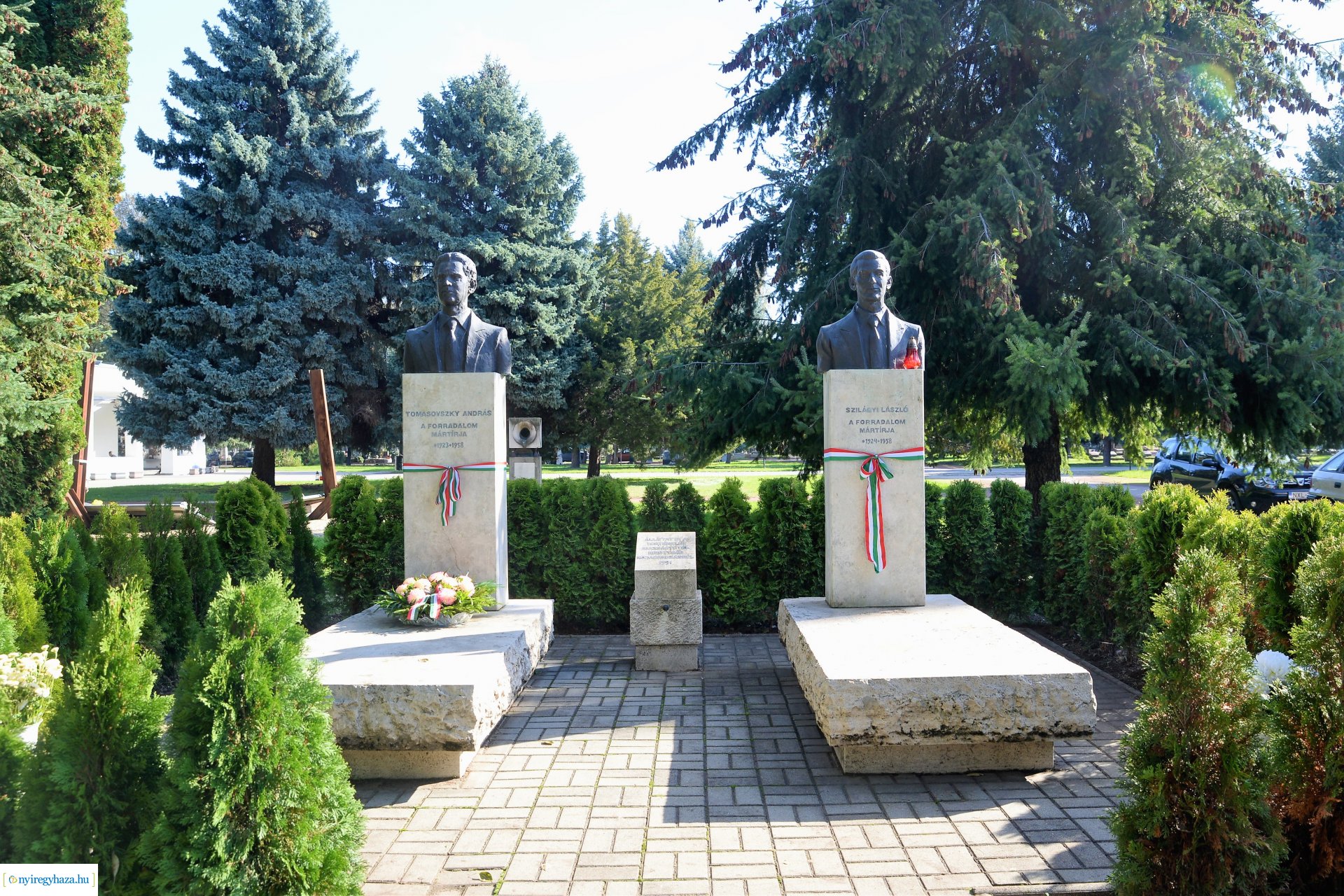 1956-os megemlékezés a temetőben