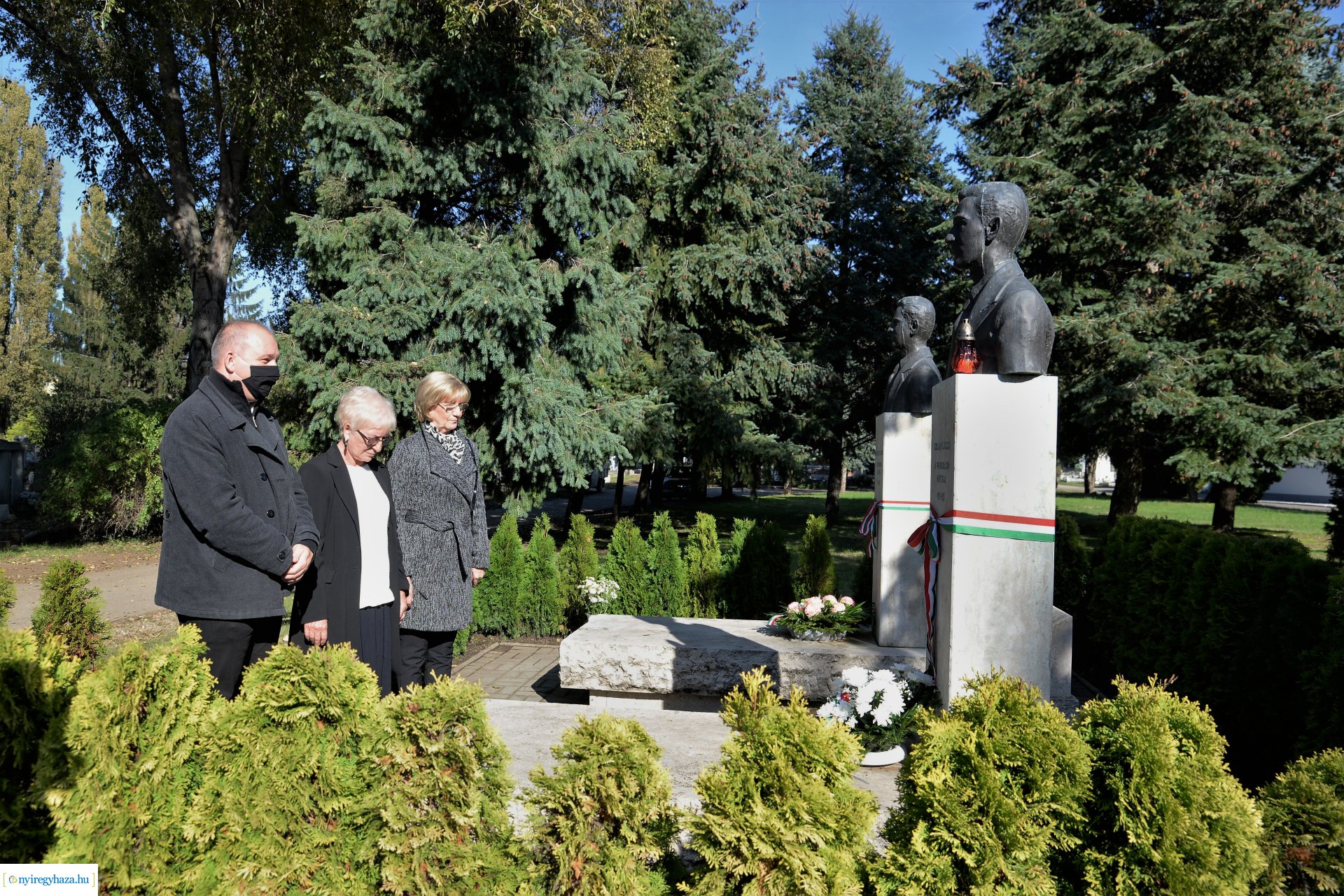 1956-os megemlékezés a temetőben