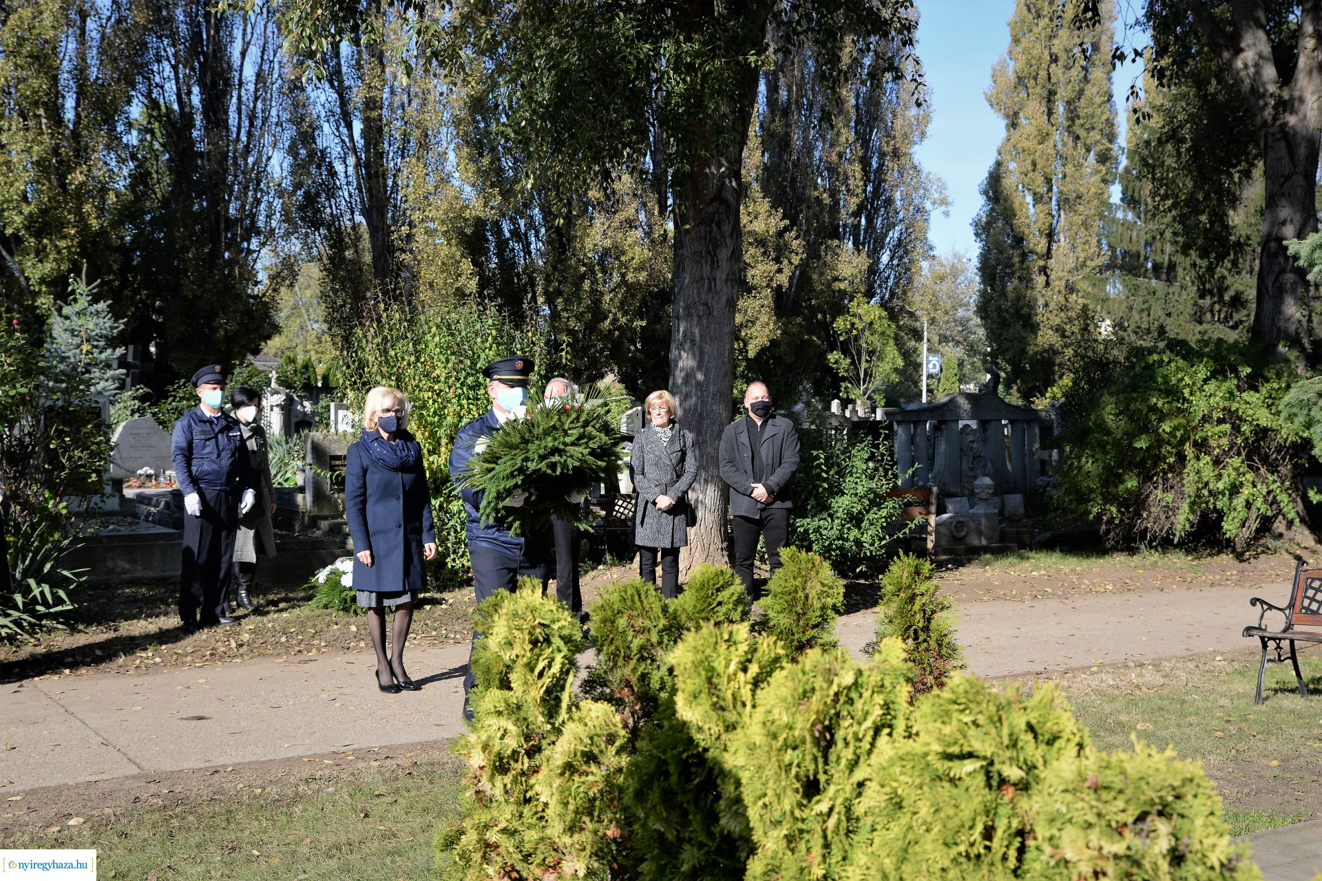 1956-os megemlékezés a temetőben