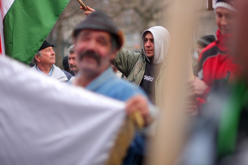 Szamossályiak demonstráltak