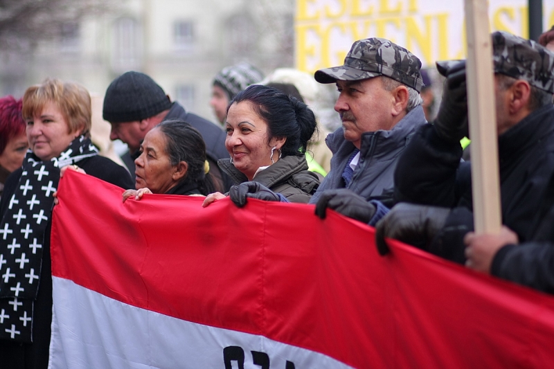 Szamossályiak demonstráltak