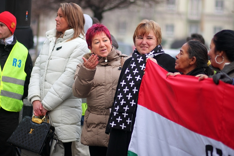 Szamossályiak demonstráltak