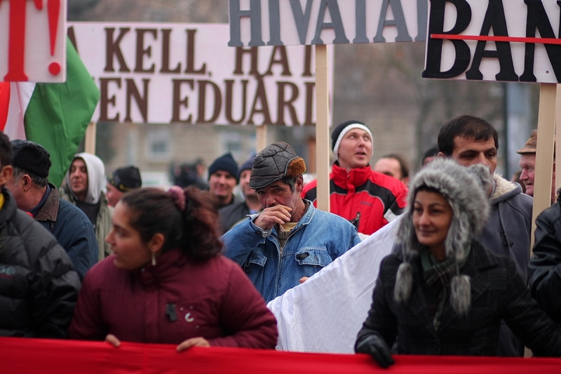 Szamossályiak demonstráltak