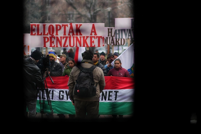 Szamossályiak demonstráltak