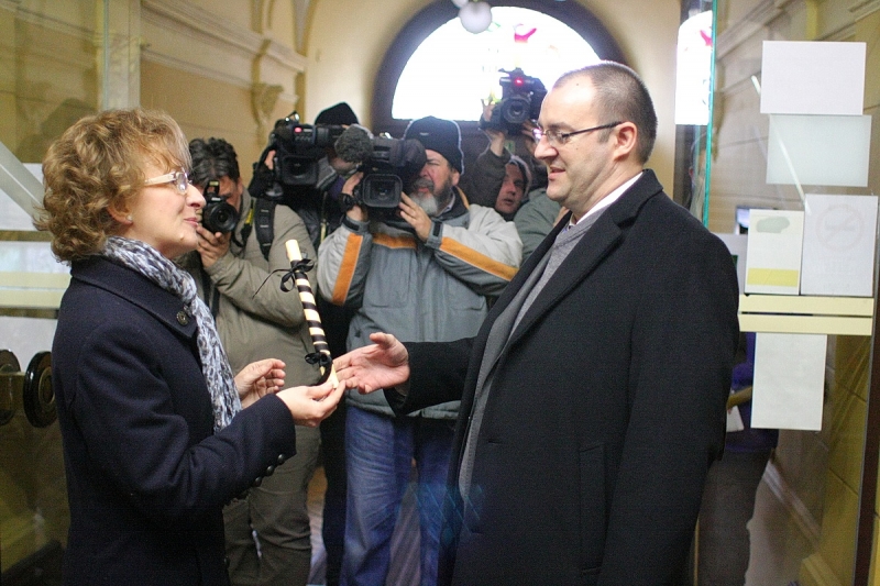 Szamossályiak demonstráltak