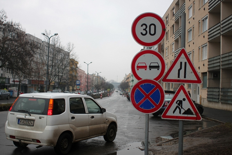 Arany János utca – megkezdődtek a munkák