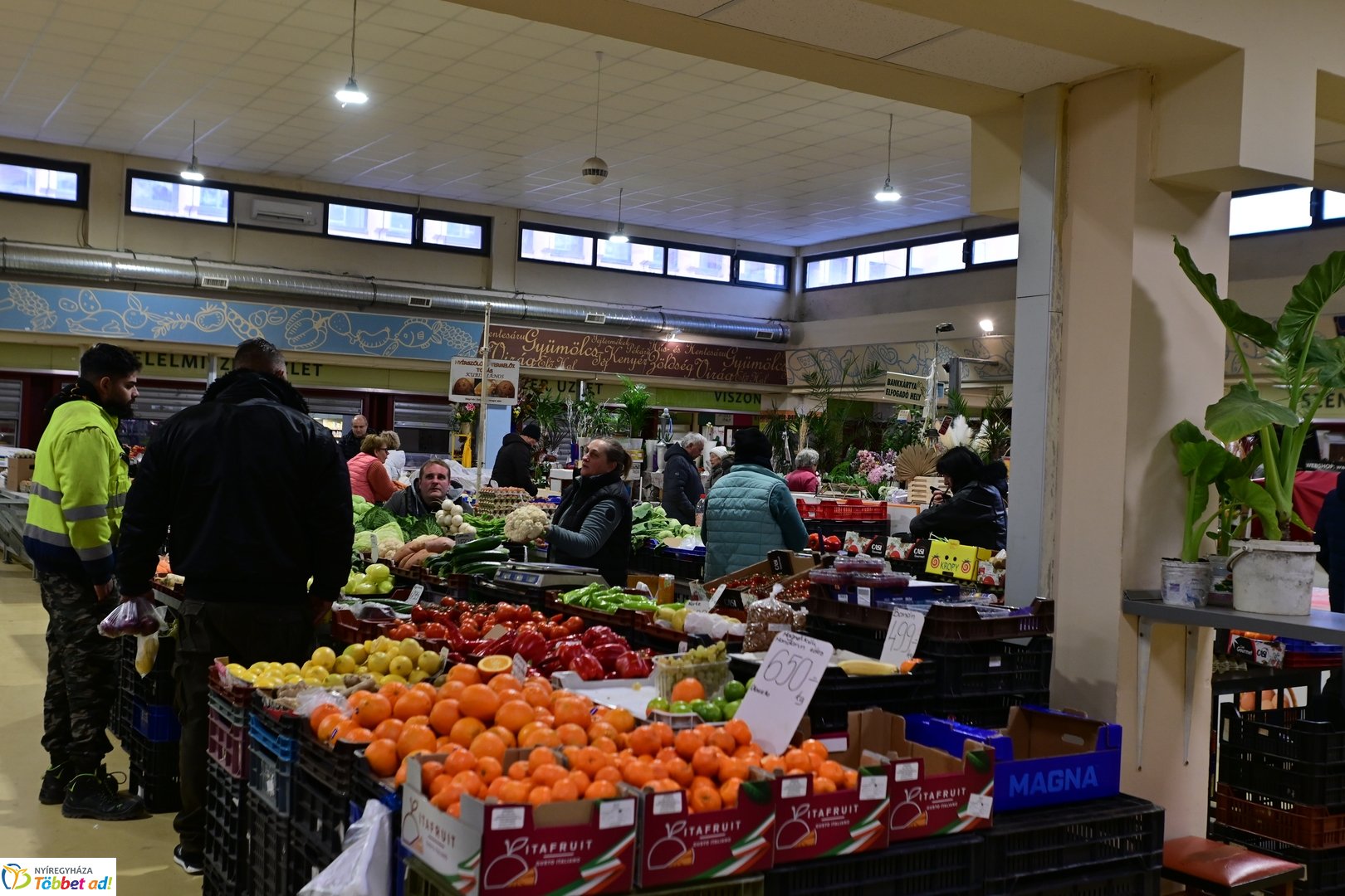 2025 utolsó napján a Búza téri piacon