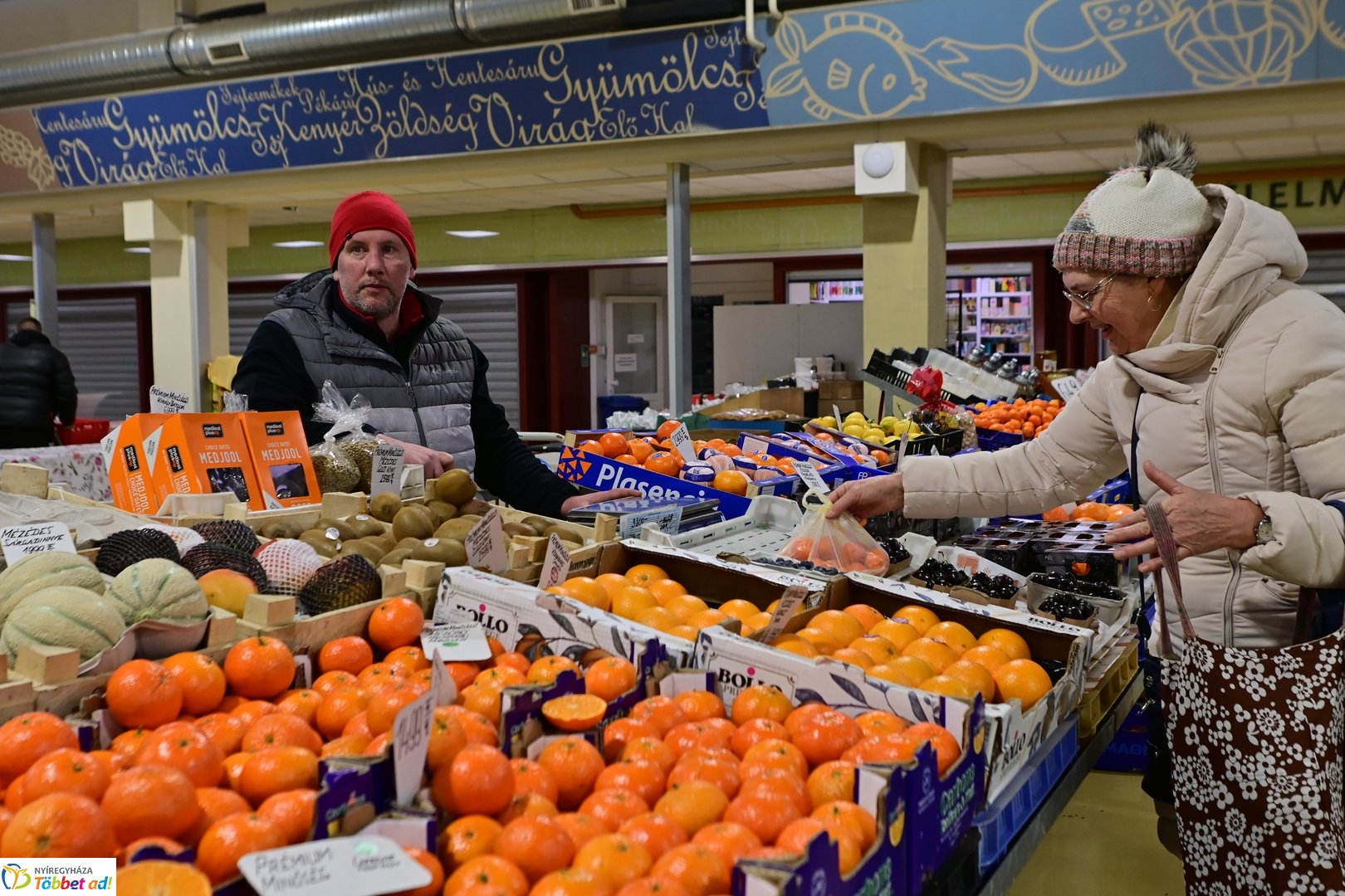 2025 utolsó napján a Búza téri piacon