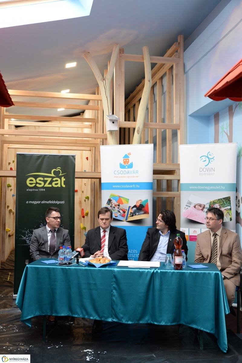 Együttműködési aláírás a Down Egyesületnél