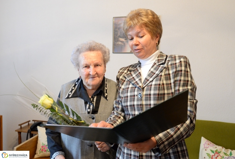 Hargitai Józsefné születésnapi köszöntése