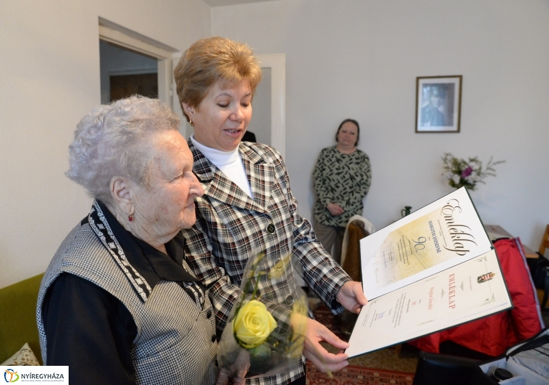 Hargitai Józsefné születésnapi köszöntése