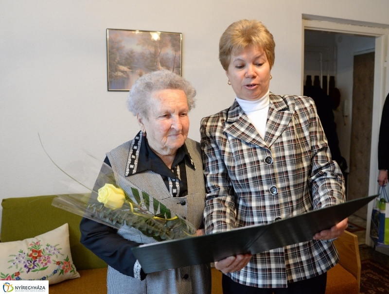 Hargitai Józsefné születésnapi köszöntése