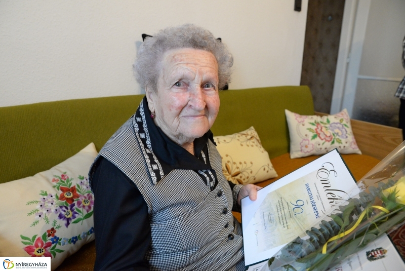 Hargitai Józsefné születésnapi köszöntése