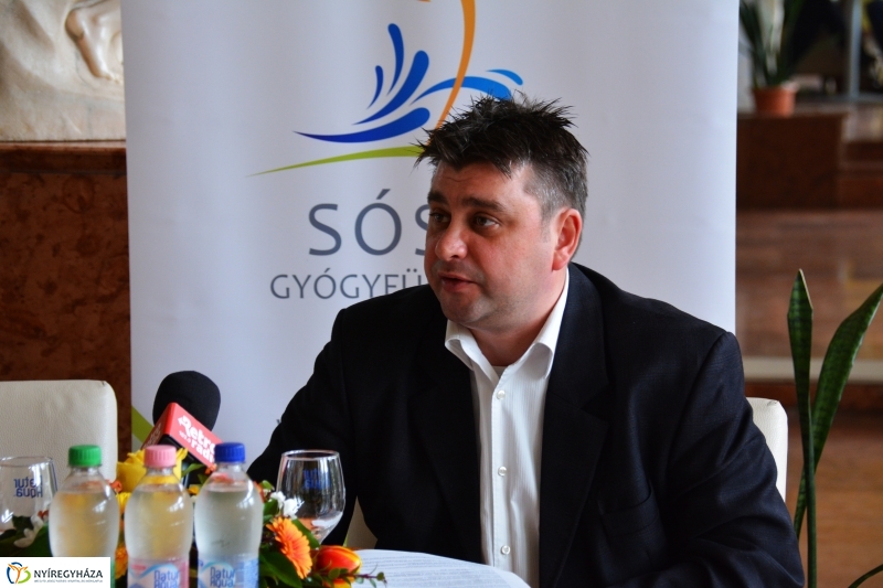 Sóstó-Gyógyfürdők Zrt. Sajtótájékoztató a Júlia Fürdőben