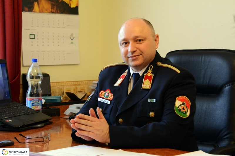 Nyíregyázi Tűzoltóság Évértékelő Sajtótájékoztató