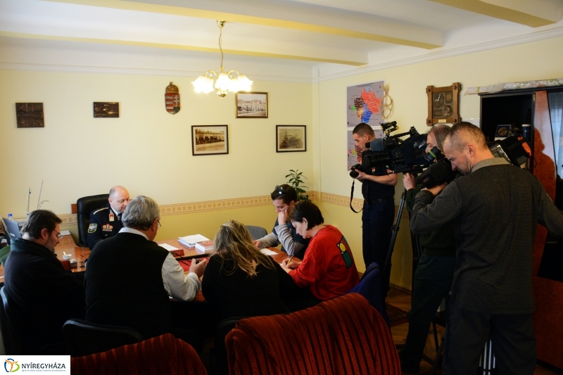 Nyíregyázi Tűzoltóság Évértékelő Sajtótájékoztató