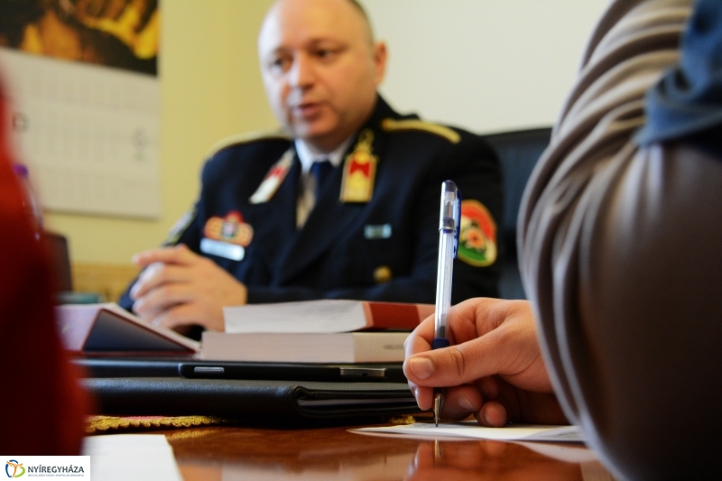 Nyíregyázi Tűzoltóság Évértékelő Sajtótájékoztató