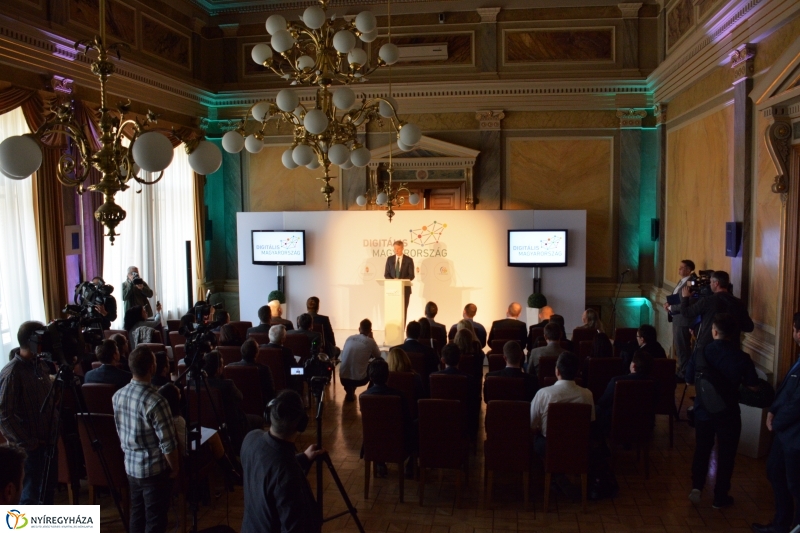 Digitális Magyarország Sajtótájékoztató Nyíregyházán