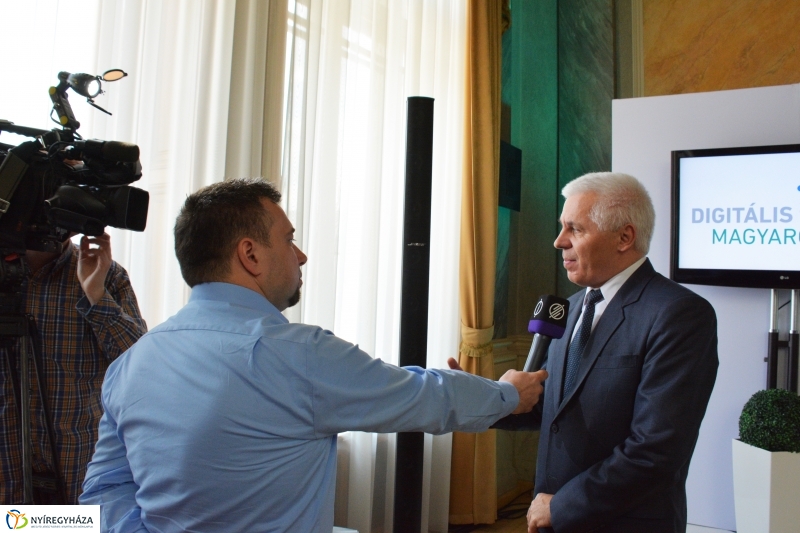 Digitális Magyarország Sajtótájékoztató Nyíregyházán