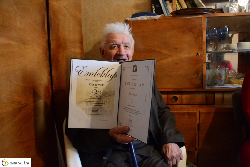 Kiss József köszöntése 90. Születésnapja alkalmából