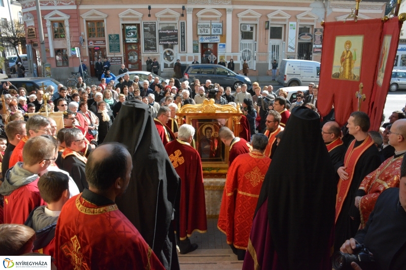 Mária-kegykép Nyíregyházán