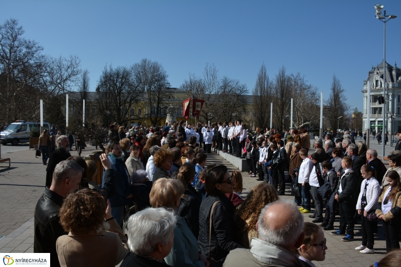 Mária-kegykép Nyíregyházán