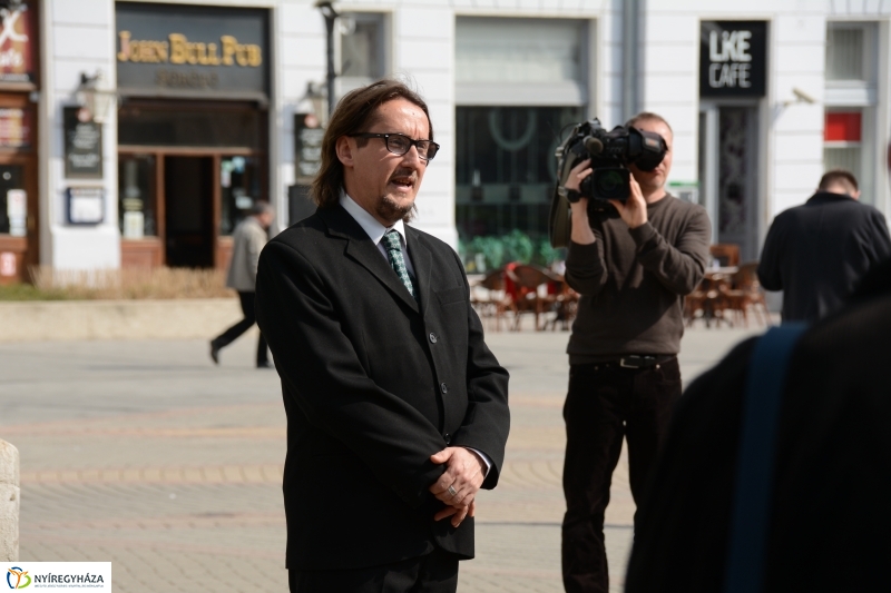 Rákóczi emlékmű koszorúzása