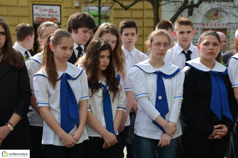 Rákóczi emlékmű koszorúzása