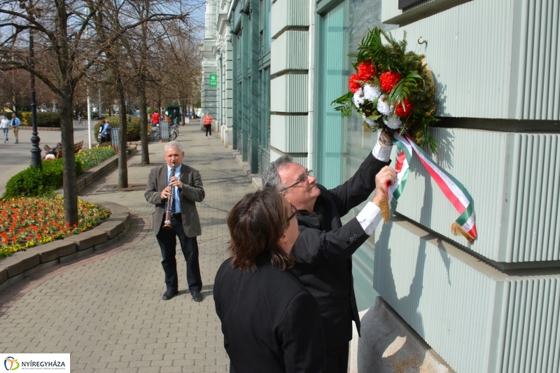 Rákóczi emlékmű koszorúzása