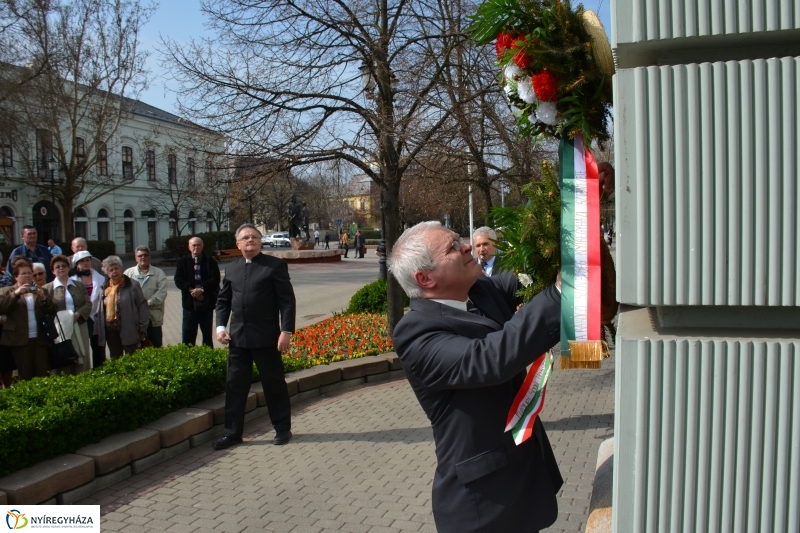 Rákóczi emlékmű koszorúzása