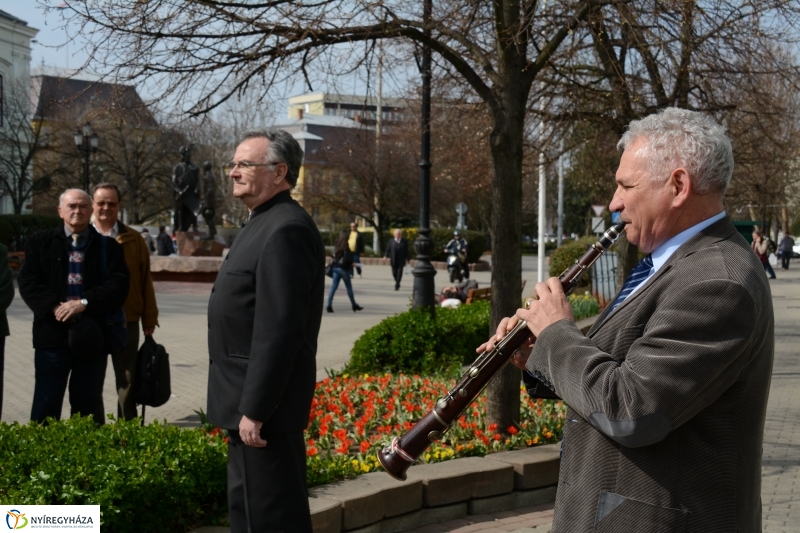 Rákóczi emlékmű koszorúzása