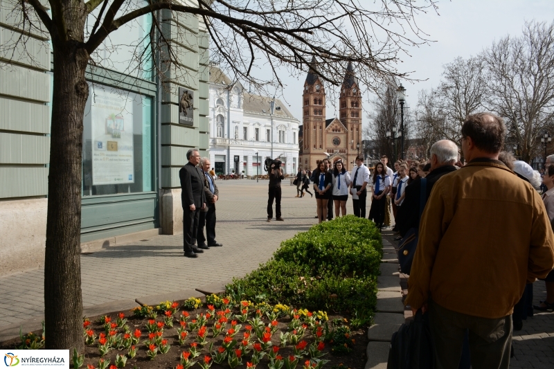 Rákóczi emlékmű koszorúzása