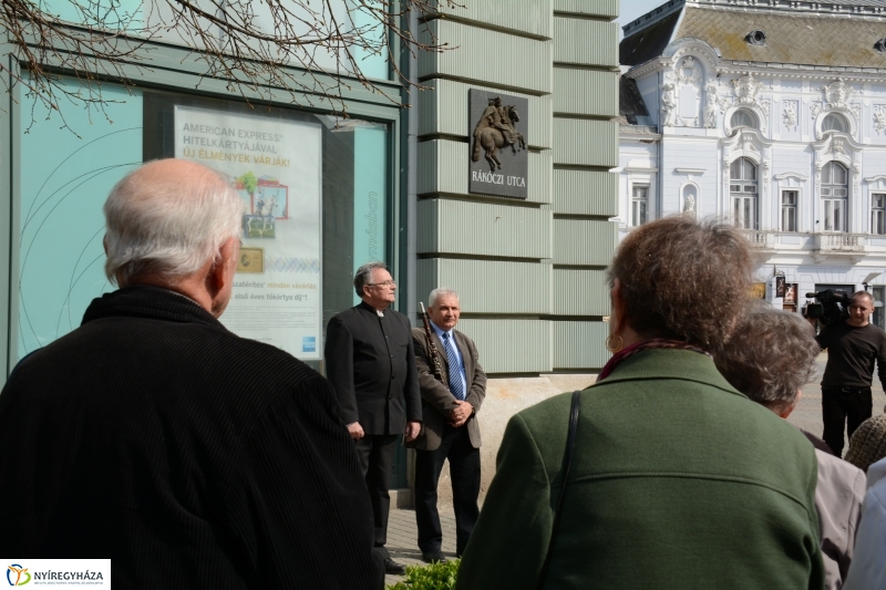 Rákóczi emlékmű koszorúzása