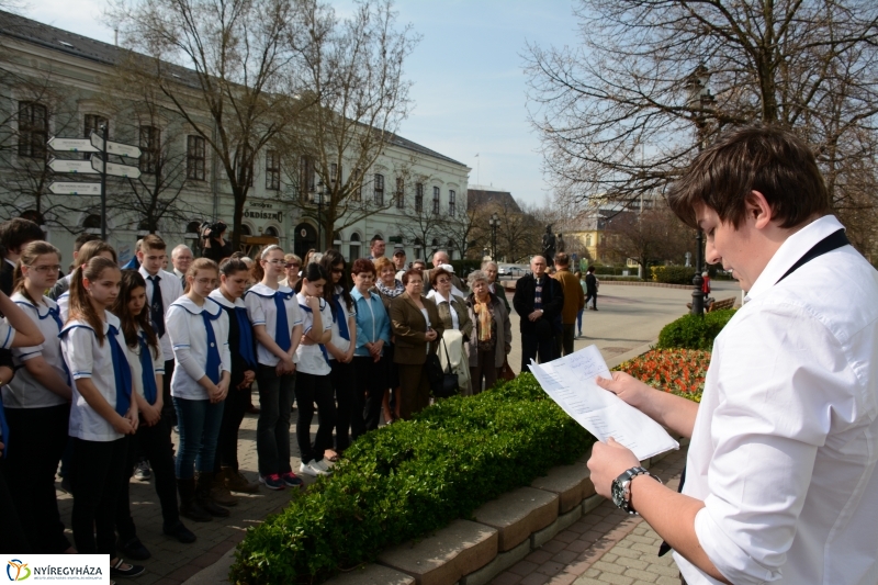 Rákóczi emlékmű koszorúzása