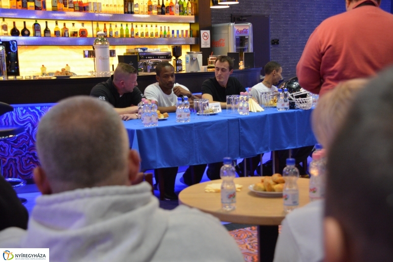 Nyíregyháza Tigers Sajtótájékoztató az Onyx Casinóban