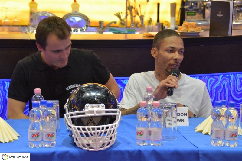 Nyíregyháza Tigers Sajtótájékoztató az Onyx Casinóban