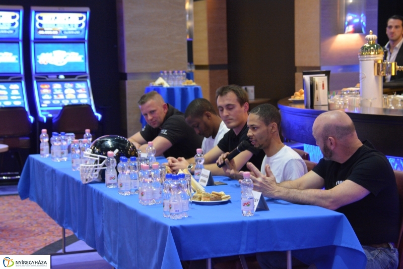 Nyíregyháza Tigers Sajtótájékoztató az Onyx Casinóban