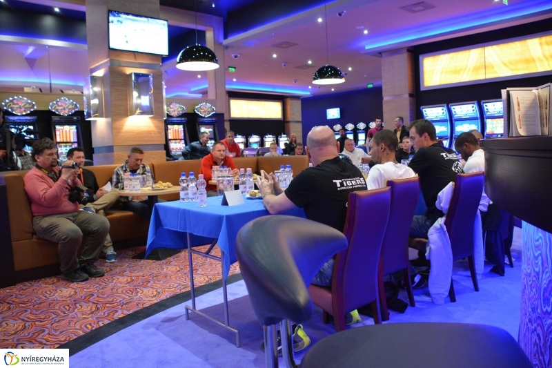 Nyíregyháza Tigers Sajtótájékoztató az Onyx Casinóban