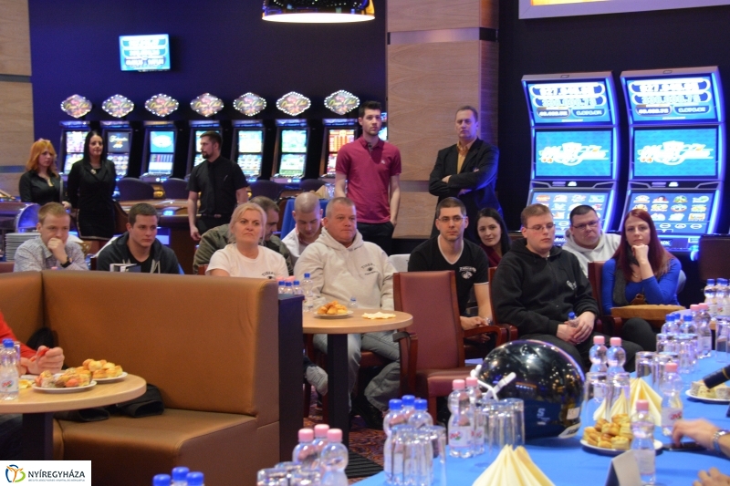Nyíregyháza Tigers Sajtótájékoztató az Onyx Casinóban