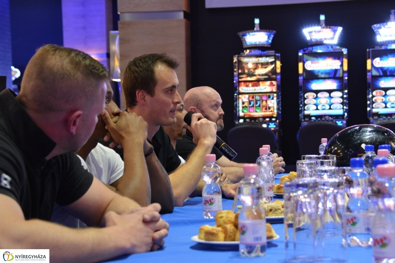 Nyíregyháza Tigers Sajtótájékoztató az Onyx Casinóban